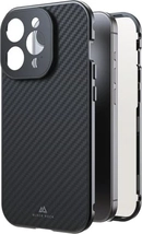Black Rock 360° glass case для Apple iPhone 15 Pro carbon