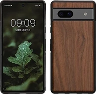 KWMobile Hard wooden Cover для Google Pixel 7a темний коричневий