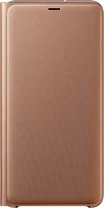 Samsung Flip wallet для Galaxy A7 (2018) gold