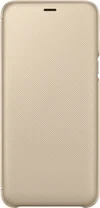 Samsung Flip wallet для Galaxy A6+ (2018) gold