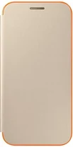 Samsung Neon Flip Cover для Galaxy A3 (2017) gold