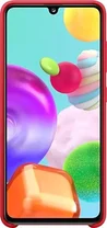 Samsung Silicone Cover для Galaxy A41 red