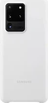 Samsung Silicone Cover для Galaxy S20 Ultra white