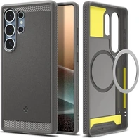 Spigen Rugged Armor (MagFit) для Samsung Galaxy S25 Ultra Marble сірий