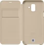 Samsung Flip wallet для Galaxy A6 (2018) gold