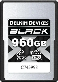 Delkin Black VPG200 R1830/W1740 CFexpress 4.0 Type A 960GB
