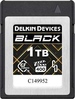 Delkin Black VPG400 R3700/W3220 CFexpress 4.0 Type B 1TB