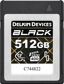 Delkin Black VPG400 R3700/W3220 CFexpress 4.0 Type B 512GB