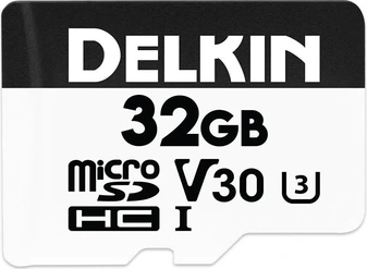Delkin Hyperspeed R100/W80 microSDHC 32GB, UHS-I U3, Class 10
