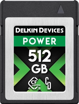 Delkin Power 4.0 R3650/W3240 CFexpress 4.0 Type B 512GB