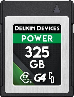Delkin Power G4 R1780/W1700 CFexpress 2.0 Type B 325GB