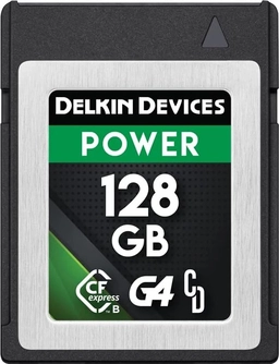 Delkin Power G4 R1780/W1700 CFexpress 2.0 Type B 128GB