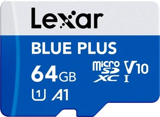 Lexar BLUE PLUS R100 microSDXC 64GB, UHS-I U1, A1, Class 10