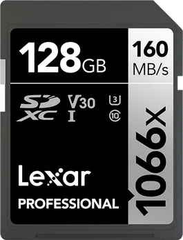 Lexar Professional 1066x Silver Series R160/W120 SDXC 128GB, UHS-I U3, Class 10