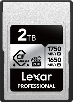 Lexar Professional SILVER R1750/W1650 CFexpress 4.0 Type A 2TB