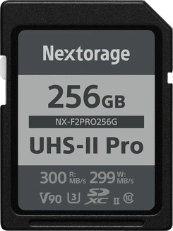 Nextorage NX-F2PRO R300/W299 SDXC 256GB, UHS-II U3, Class 10