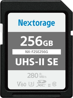 Nextorage NX-F2SE R280/W170 SDXC 256GB, UHS-II U3, Class 10