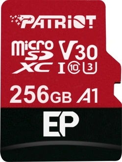 Patriot EP R90 microSDXC 256GB Kit, UHS-I U3, A1, Class 10