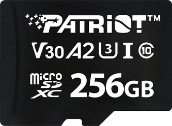 Patriot VX Series R90/W80 microSDXC 256GB, UHS-I U3, A2, Class 10