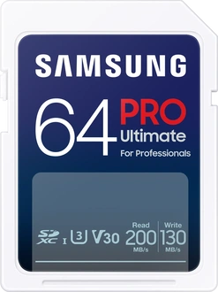 Samsung PRO Ultimate R200/W130 SDXC 64GB, UHS-I U3, Class 10