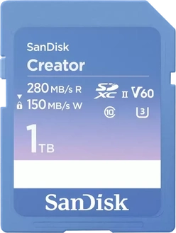 SanDisk Creator R280/W150 SDXC 1TB, UHS-II U3, Class 10