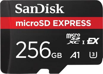 SanDisk microSD Express Card R880/W650 microSDXC 256GB, UHS-I U3, A1, Class 10, SD Express EX I