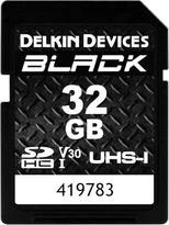 Delkin Black R90/W90 SDHC 32GB, UHS-I U3, Class 10