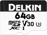 Delkin Hyperspeed R100/W80 microSDXC 64GB, UHS-I U3, Class 10