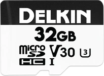 Delkin Hyperspeed R100/W80 microSDHC 32GB, UHS-I U3, Class 10