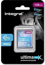 Integral ultima PRO X2 R550/W540 CFast 2.0 CompactFlash Card 128GB