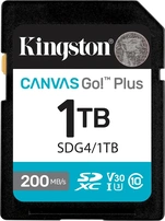 Kingston Canvas Go! Plus Gen4 R200/W160 SDXC 1TB, UHS-I U3, Class 10