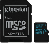 Kingston Canvas Go! R90/W45 microSDHC 32GB Kit, UHS-I U3, Class 10