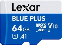 Lexar BLUE PLUS R100 microSDXC 64GB, UHS-I U1, A1, Class 10