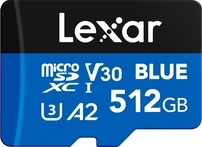 Lexar BLUE R160 microSDXC 512GB, UHS-I U3, A2, Class 10