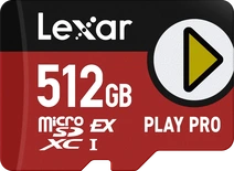 Lexar PLAY PRO R900/W600 microSDXC Express 512GB, Class 10, SD Express EX I