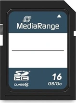 MediaRange R45/W15 SDHC 16GB, Class 10