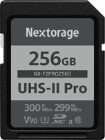 Nextorage NX-F2PRO R300/W299 SDXC 256GB, UHS-II U3, Class 10
