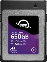 OWC Atlas Ultra CFexpress 2.0 R1700/W1500 CFexpress 2.0 Type B 650GB
