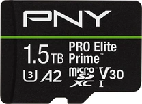 PNY Pro Elite Prime R200/W150 microSDXC 1.5TB Kit, UHS-I U3, A2, Class 10