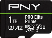 PNY Pro Elite Prime R200/W150 microSDXC 1TB Kit, UHS-I U3, A2, Class 10