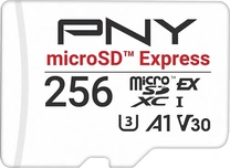PNY microSD Express R890/W750 microSDXC Express 256GB, UHS-I U3, A1, Class 10, SD Express EX I