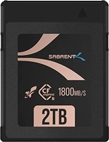 Sabrent Rocket CFX R1800/W1700 CFexpress 2.0 Type B 2TB
