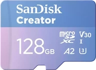 SanDisk Creator R190/W90 microSDXC 128GB Kit, UHS-I U3, A2, Class 10