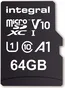 Integral High Speed R100 microSDXC 64GB Kit, UHS-I U1, A1, Class 10