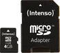Intenso R20/W12 microSDHC 4GB Kit, Class 10
