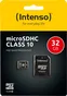 Intenso R20/W12 microSDHC 32GB Kit, Class 10