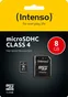 Intenso R21/W5 microSDHC 8GB Kit, Class 4