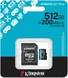Kingston Canvas Go! Plus Gen4 R200/W160 microSDXC 512GB Kit, UHS-I U3, A2, Class 10