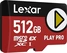 Lexar PLAY PRO R900/W600 microSDXC Express 512GB, Class 10, SD Express EX I