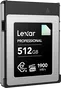 Lexar Professional DIAMOND R1855.5/W1660.2 CFexpress Type B 512GB